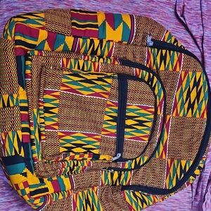 Colorful Patterned Women's Bag (African Print Handmade)
